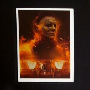 Horror Movie Sticker Halloween Kills Michael Myers Slasher Flames Fire Villain